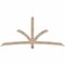 Ekena Millwork Davenport Smooth Timber Gable Bracket, Douglas Fir, 84"W x 38"H x 3 1/2"D x 3 1/2"F, 11/12 Pitch GBW084X38X0404DAV00SDF - alternate 1
